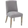ATMOSPHERA Chaise Chen Livia - Contemporain - Design - Bois - Panneaux de particules - Gris