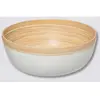 FIVE Simply Smart - Saladier Rond Bambou Modern 30cm Blanc