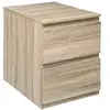 5five Simply Smart - Table De Chevet 2 tiroirs Dolo Beige Five