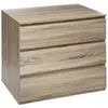 Five - Meuble Commode 3 Tiroirs Coloris Bois Naturel H 73 cm