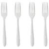 Paris Prix Secret de Gourmet - Lot de 4 Fourchettes Inox Nevis 19cm Argent