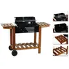 HESPERIDE Barbecue à charbon Neka Azur bois 53x38 cm - 6 personnes