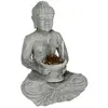 Atmosphera Créateur D'intérieur - Statuette bouddha assis ciment H40cm
