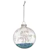 ATMOSPHERA Boule de Noël Déco "Douceur des Neiges" 8cm Bleu