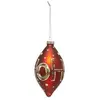 ATMOSPHERA Boule de Noël Goutte Déco "Soir" 10cm Rouge