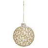 ATMOSPHERA Boule de Noël étoile "Nouvelle Orléans" 10cm Or