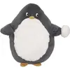 Atmosphera for Kids - Peluche Enfant Pingouin Nathan 30cm Gris & Blanc