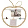 Porte-photos enfant rotin 35x30cm - Atmosphera créateur d'intérieur