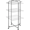 Étendoir tour modulable Mojave 30m Noir - FIVE 68 x 68 x 130