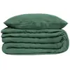 Atmosphera - Parure de lit - gaze de coton - vert céladon - 260x240 cm