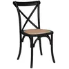 ATMOSPHERA Chaise Bistrot en Bois "Isak" 86cm Noir