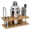 SECRET DE GOURMET Coffret Cocktail 6 Pièces "Victor" 25cm Naturel Beige