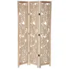 Paravent Déco en Bois - ATMOSPHERA - Palm - Beige - Ethnique - Salon