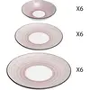 SECRET DE GOURMET Service 18 pièces en porcelaine LUNIS
