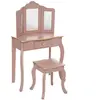 Coiffeuse Avec Tabouret Sissi Rose Atmosphera