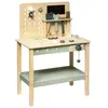 Atmosphera for Kids - Établi de Bricolage Enfant Forêt 75cm Beige & Vert