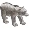 ATMOSPHERA Statuette Déco "ours" 19cm Argent