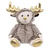 Non communiqué Peluche ours combinaison renne 28cm Marron - FEERIC CHRISTMAS TU