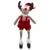 ATMOSPHERA Renne de Noël en salopette rouge h 52 cm - Feeric Christmas