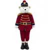 Feeric Light & Christmas Déco de Noël Casse-Noisette télescopique en habit rouge H maxi 105 cm