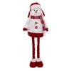 ATMOSPHERA Bonhomme de Neige Télescopique "Soir" 82cm Rouge