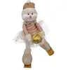 ATMOSPHERA Déco de Noël Bonhomme de neige avec tutu et patins h 40 cm - Feeric Christmas