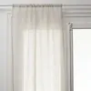 Lot de 2 voilages Fred blanc 60x160cm Atmosphera Créateur D'intérieur