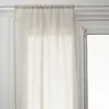 Atmosphera Créateur d'intérieur - Paire de Voilages Fred 60x90cm Lin