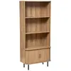 ATMOSPHERA Bibliothèque 3 Étagères Design "Colva" 179cm Beige