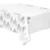 Pp No Name Nappe Blanche imprimé Sapin argenté 140 x 240 cm - Feeric Christmas