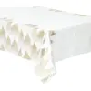 3S. x Home Nappe de Noël Colorama de Noël motif sapins 140x360cm, doré