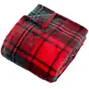 Atmosphera - Plaid Flanelle imprimé Brody Rouge 170x130cm