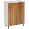 Meuble sous lavabo 2 portes côme effet travertin 5five
