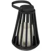 ATMOSPHERA Lanterne solaire extérieure Noir 14.5x21.5 cm