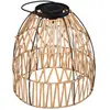 Lampe à poser solaire extérieur Atmosphera IP44 2700W H.32,5 cm beige