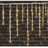 Feeric lights & Christmas Rideau lumineux L 2 m 120 LED Blanc chaud 20 Tombées effet neige 4 vitesses