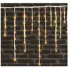 Rideau scintillant extérieur 600 led blanc chaud effet tombée de neige...
