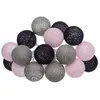 ATMOSPHERA Créateur d'intérieur - Guirlande Led 16 Boules Pinky 255cm Multicolore