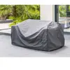 HESPERIDE Housse pour canapé Hambo L gris - 260 x 115 x 100 cm - Hespéride TU