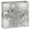 FÉÉRIC LIGHTS AND CHRISTMAS Atmosphera Créateur d'intérieur - Kit 18 Pièces Déco Noël 21cm Argent