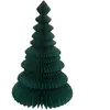 Sapin de Noël en papier plié Vert liseré Doré H 90 cm