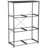 FIVE - Etagère en métal Mix n' modul - H. 104,5 - Noir - Mix n' modul