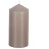 Atmosphera Comptoir de la Bougie - Bougie Cylindrique Basic 14cm Taupe
