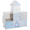 Atmosphera - Château à colonne de stockage gris - 95.5x32x109 cm T.U