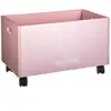 Atmosphera - Coffre à jouets à roulettes rose - 48x30x28 cm T.U