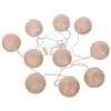 Atmosphera Guirlande Led 10 Boules Glitter Rose
