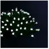 FEERIC LIGHTS & CHRISTMAS Guirlande lumineuse solaire 200 LED Blanc froid 20 Mètres et 8 jeux de lumière