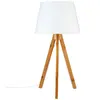 Atmosphera Créateur D'intérieur - Lampe trépied Bahi blanc H56cm