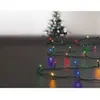 AC-DECO Guirlande LumineuseExtérieur 10 mètres 100 LED Multicolore 8 jeux de lumière