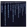 SANS Guirlande rideau effet stalactite 480 LED - 8 mètres - Blanc froid